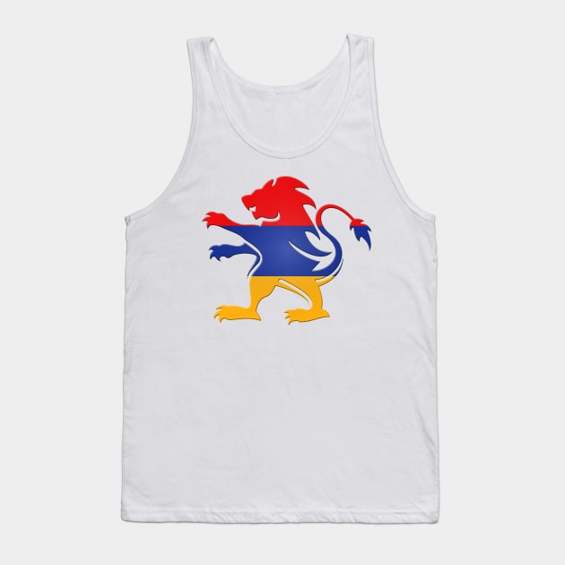 LIon of Armenia Tank Top by doniainart